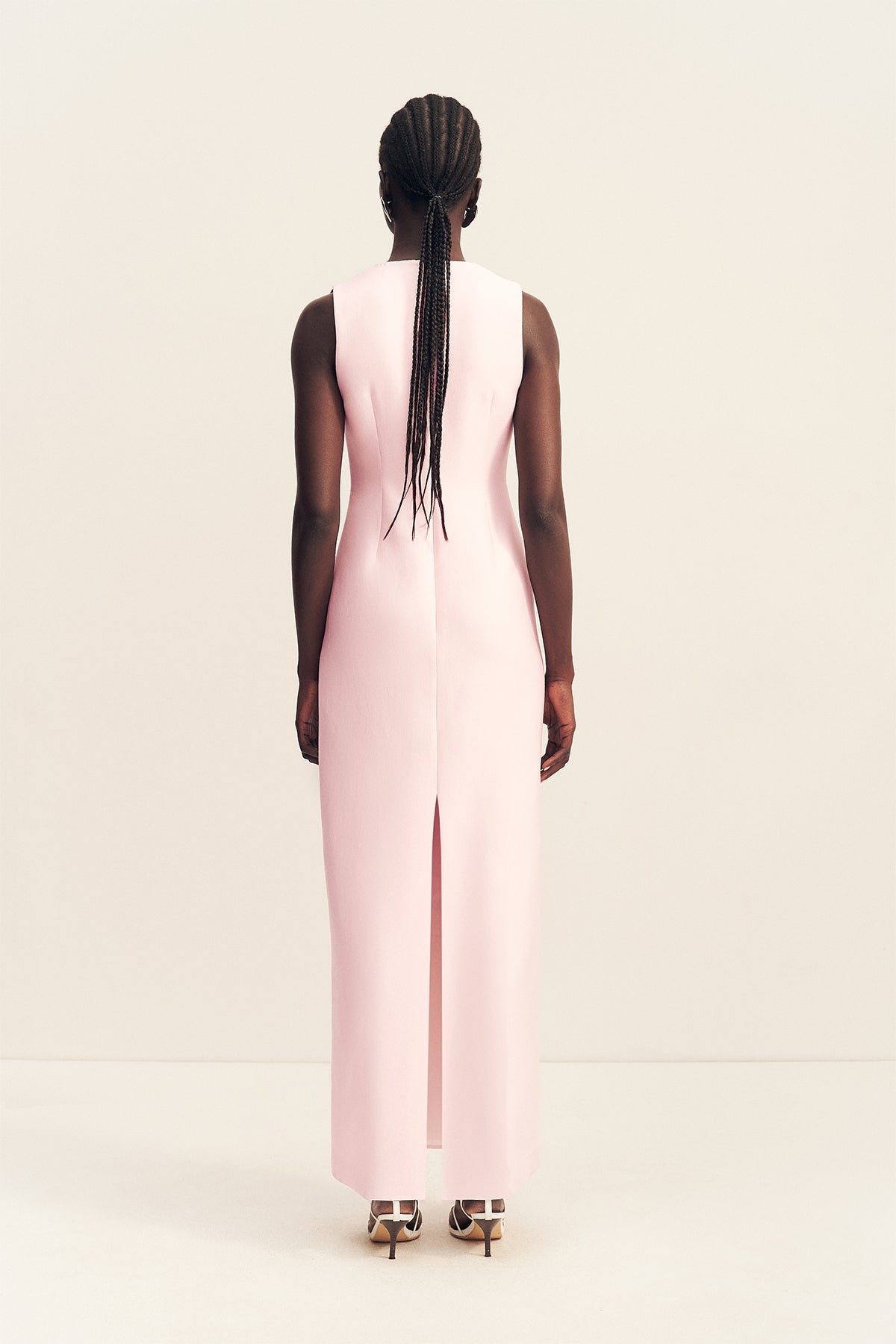 Otis V Neck Maxi Dress | Soft Pink - MATTHÉ - Dress