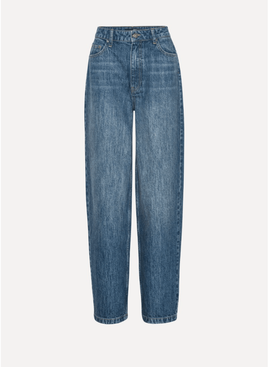 PRE ORDER Classic 5 Pocket Relaxed Jeans | Mid Blue - MATTHÉ - jeans