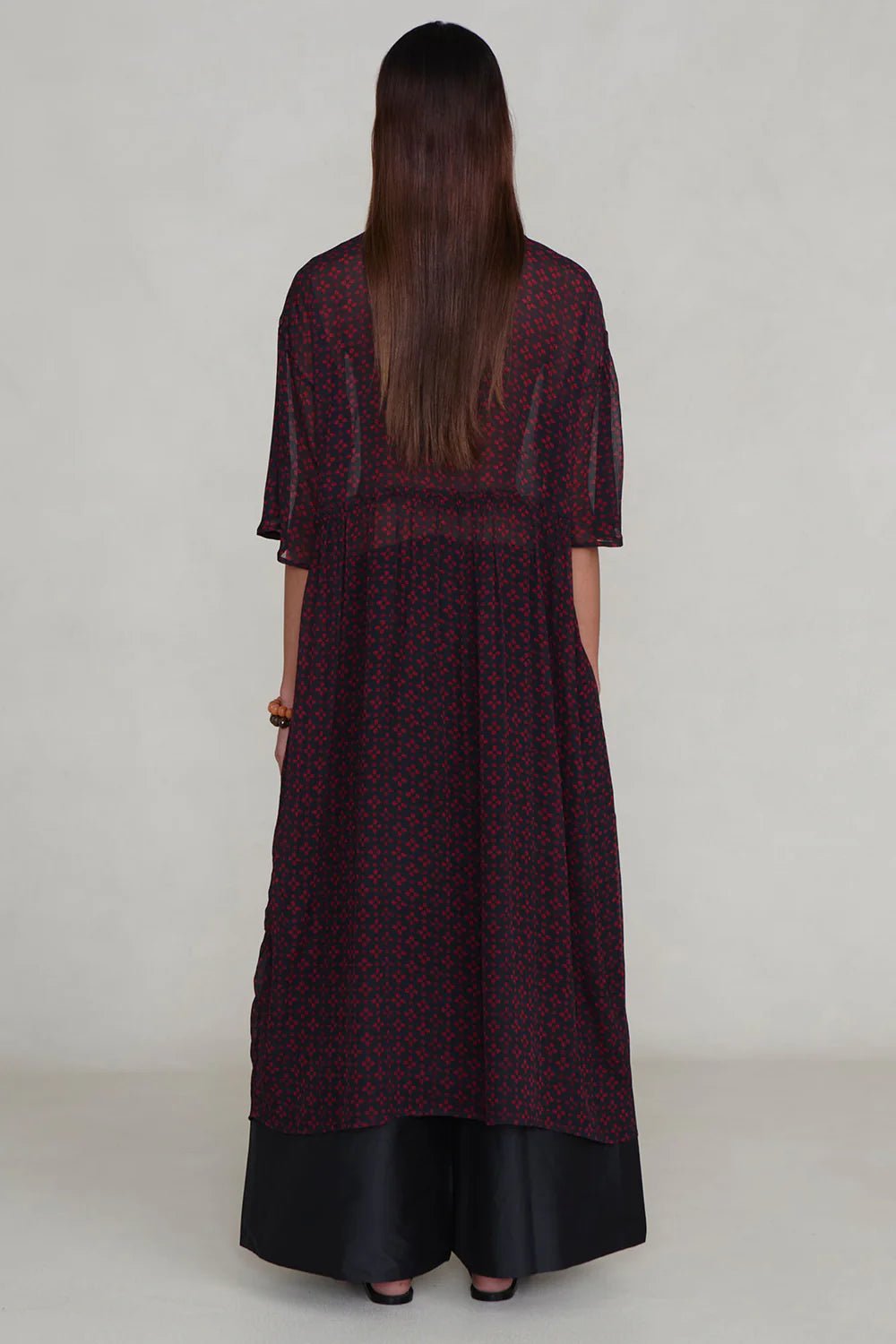 PRE-ORDER | Cutout Sequin Chiffon Tunic - MATTHÉ - tunic