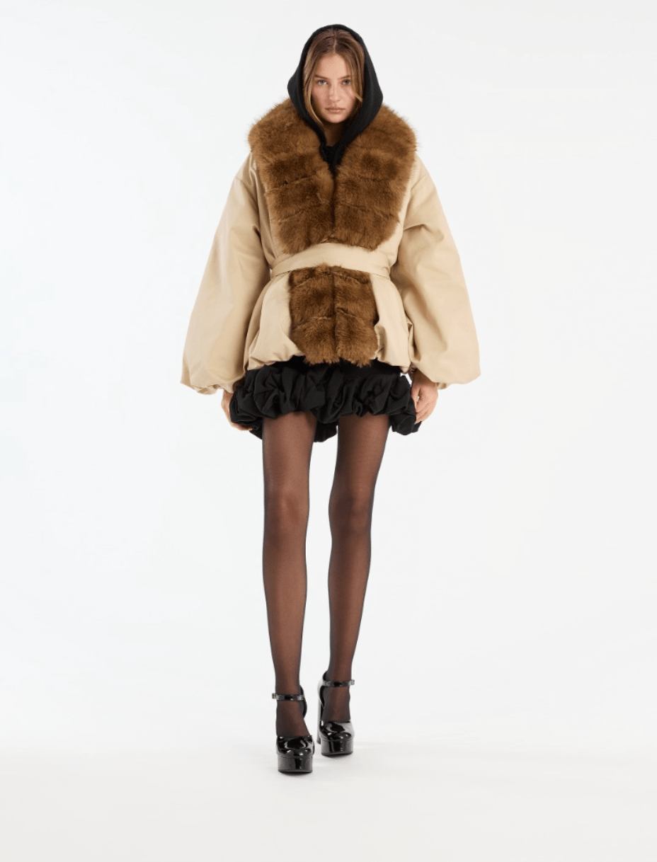 PRE ORDER Faux Fur Collar Jacket - MATTHÉ - jacket