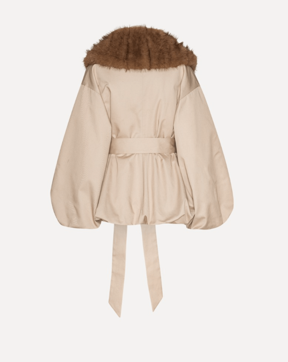 PRE ORDER Faux Fur Collar Jacket - MATTHÉ - jacket