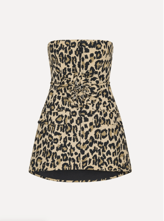 PRE ORDER Jacquard Long Top | Leopard - MATTHÉ - Top