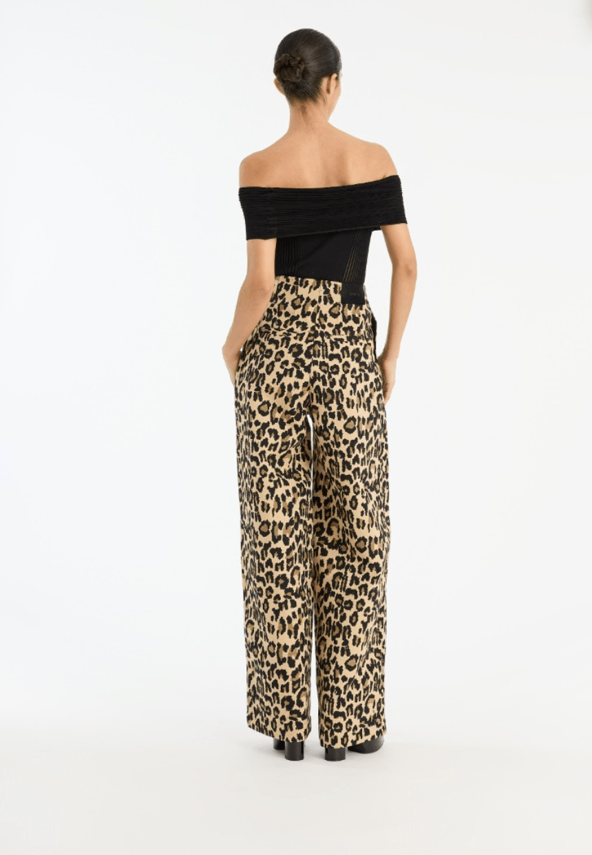 PRE ORDER Jacquard Wide Leg Jeans - MATTHÉ - jeans