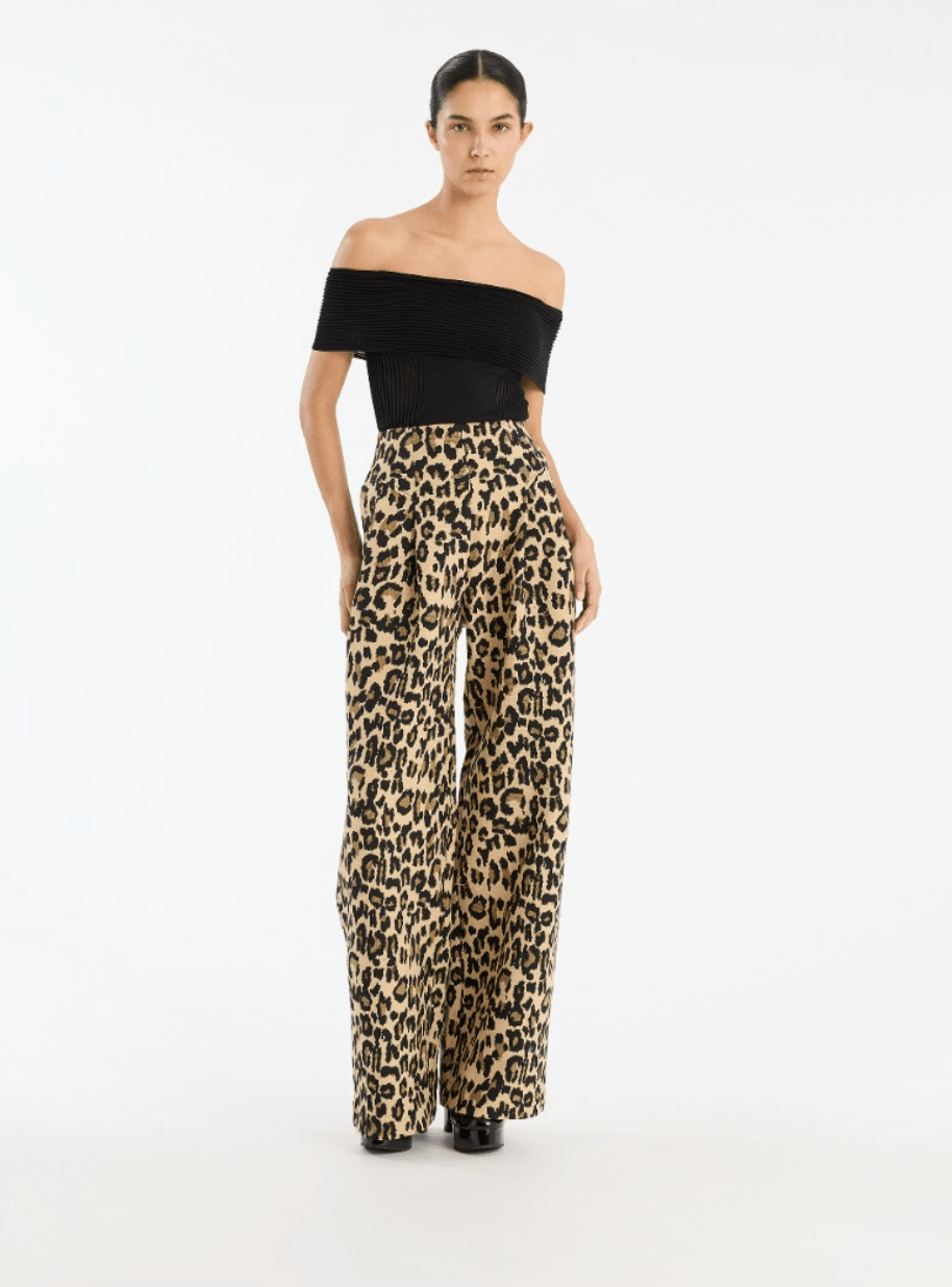PRE ORDER Jacquard Wide Leg Jeans - MATTHÉ - jeans