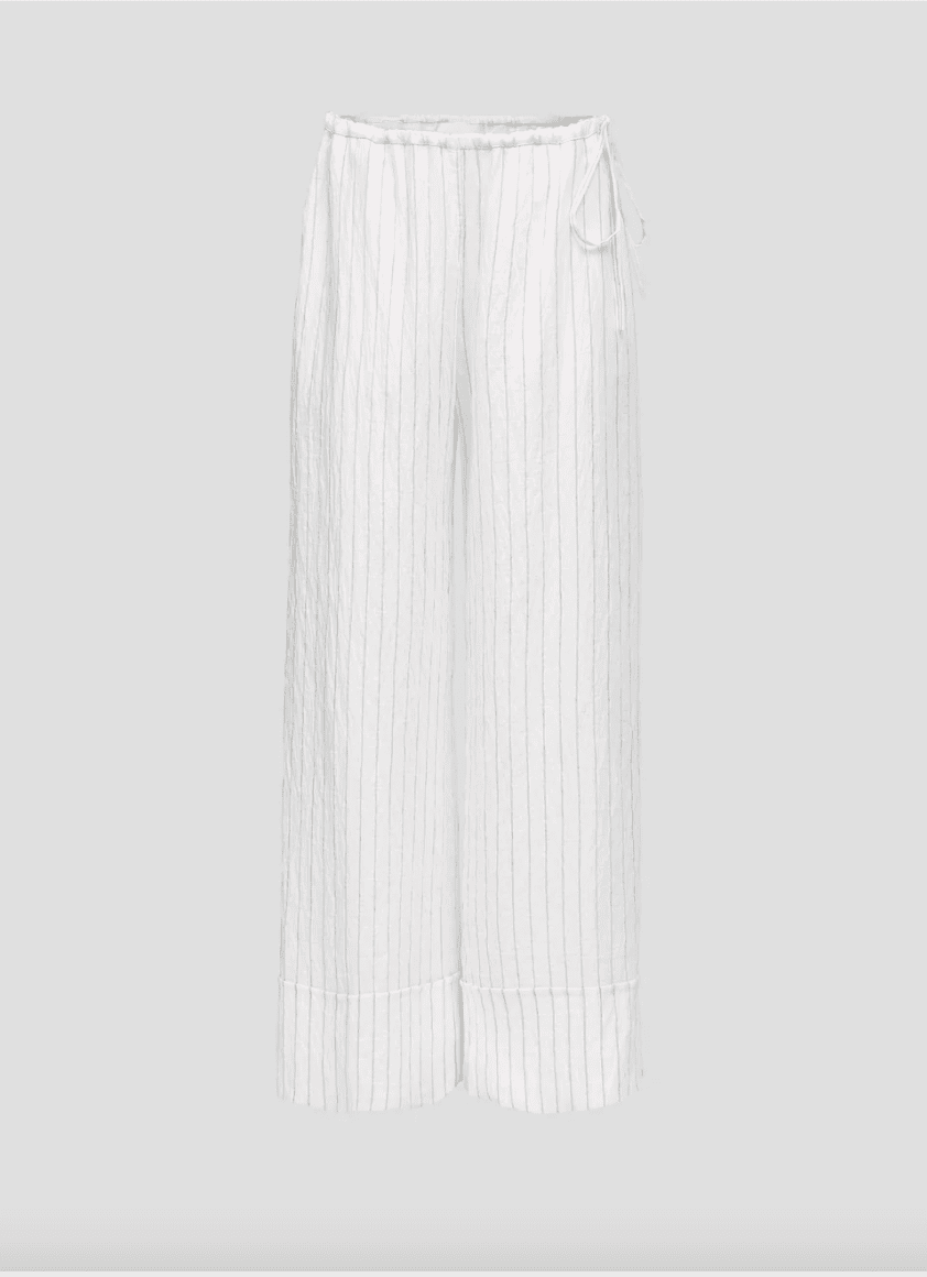 Resort Trousers | Pin Stripe - MATTHÉ - pants