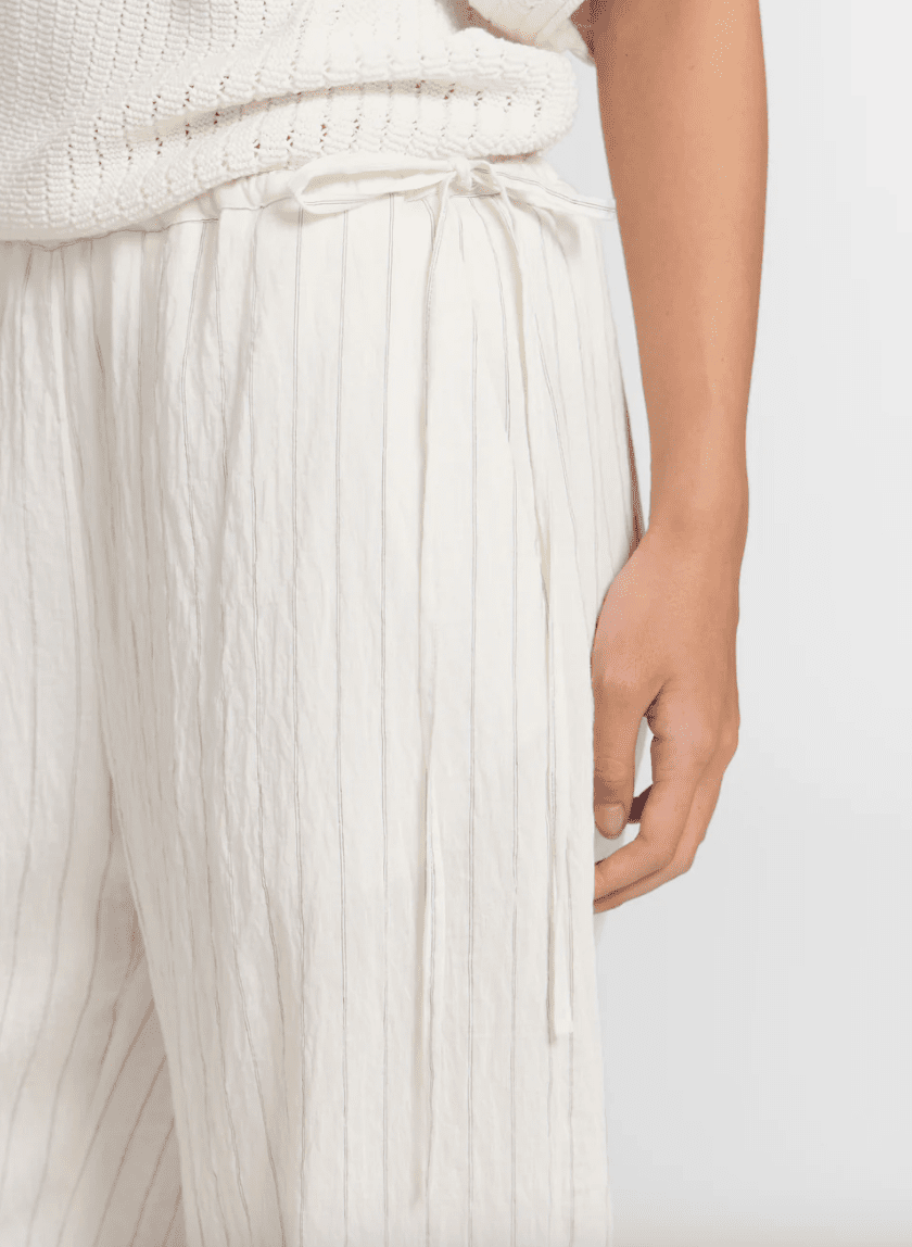Resort Trousers | Pin Stripe - MATTHÉ - pants