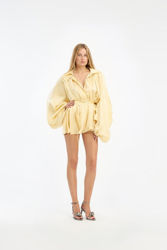 Satin Blousy Jumpsuit - MATTHÉ - 