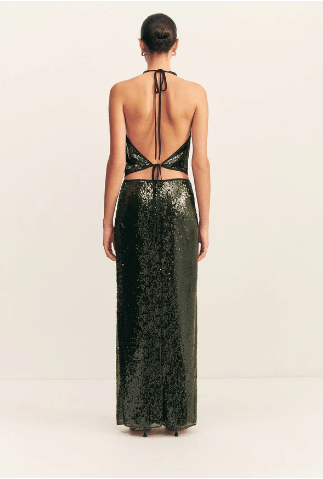 Seaweed Sequin Maxi Skirt - MATTHÉ - Skirt