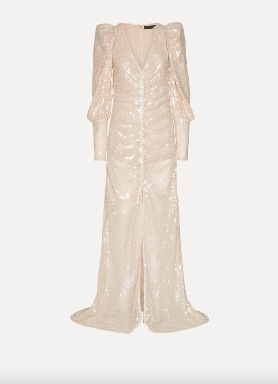 Sequin Gown | Creme Nude - MATTHÉ - gown