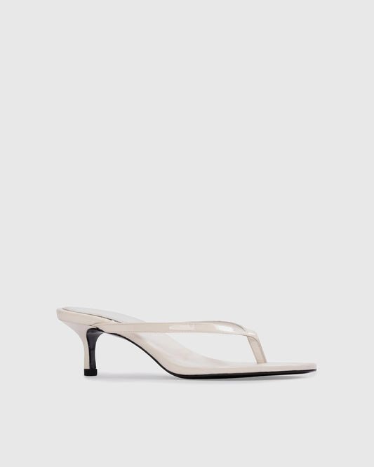 Tash 50 Mule | White Leather - MATTHÉ - shoe