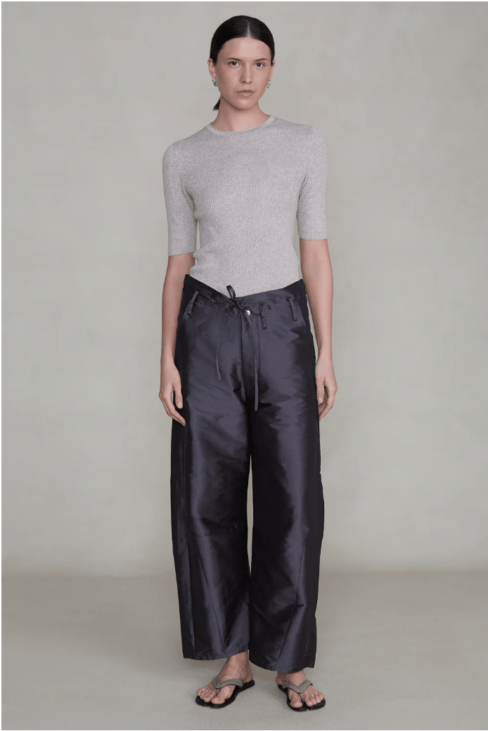 Techno Taffeta Pants by Chan Luu