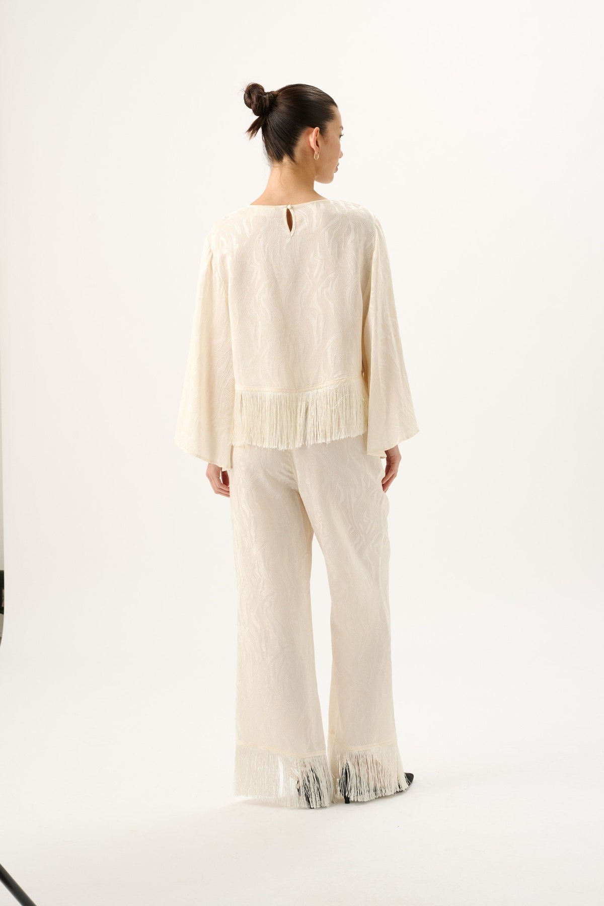 Vali Jacquard Top | Ivory - MATTHÈ - Top