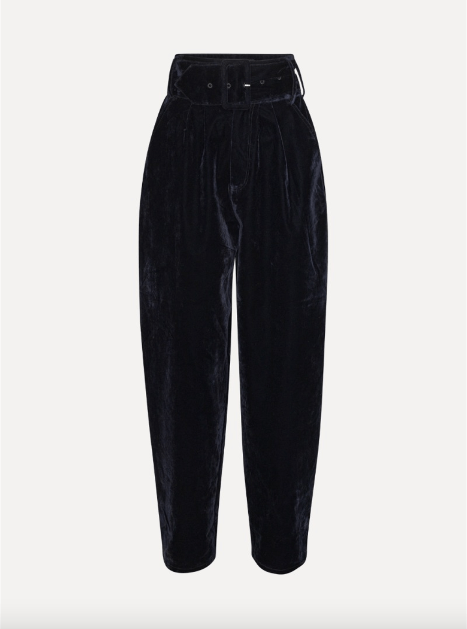 Velvet Belted Pants - MATTHÉ - pants