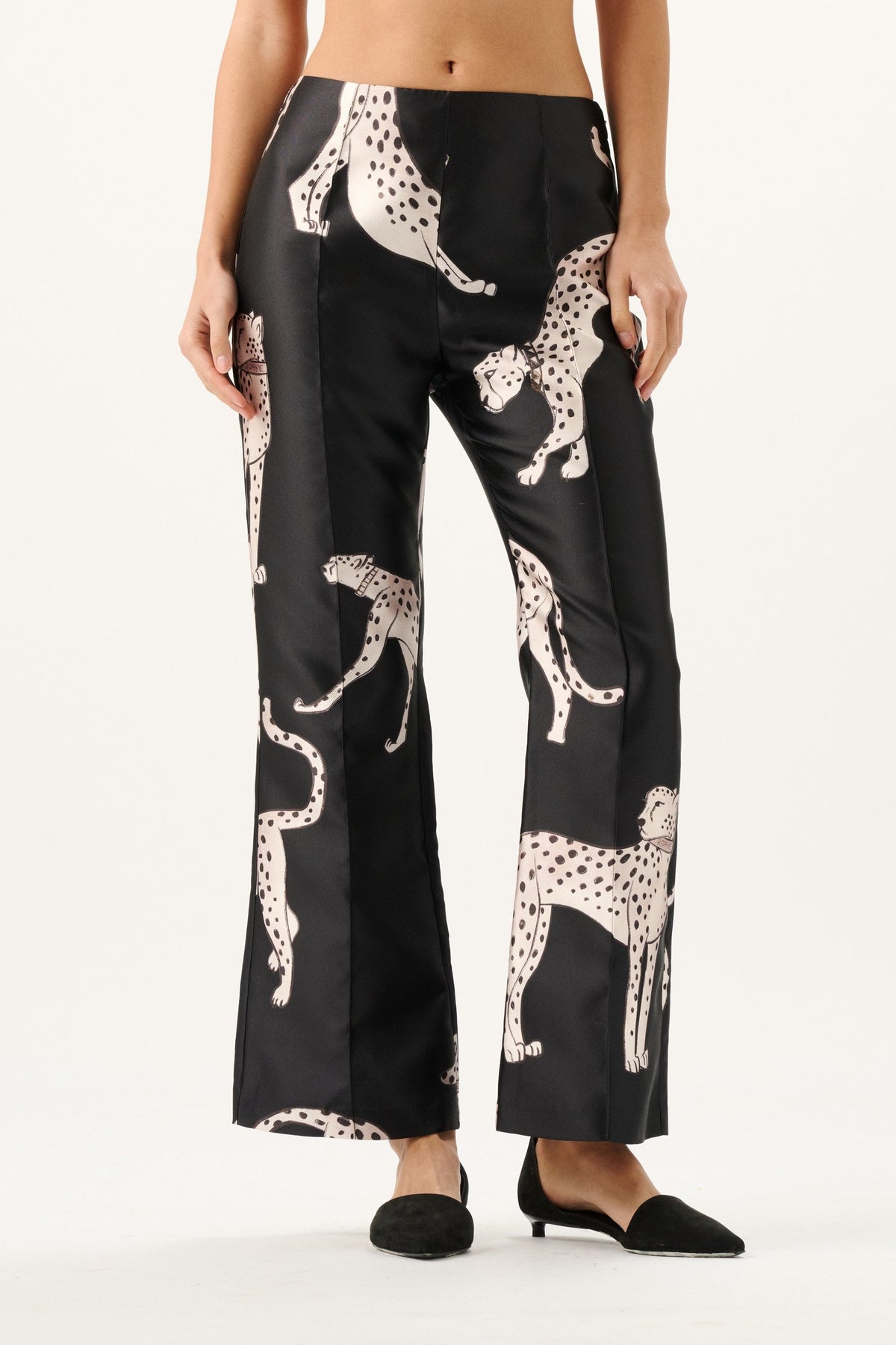Vixon Pant | Cheetah Royale Black - MATTHÈ - Pants