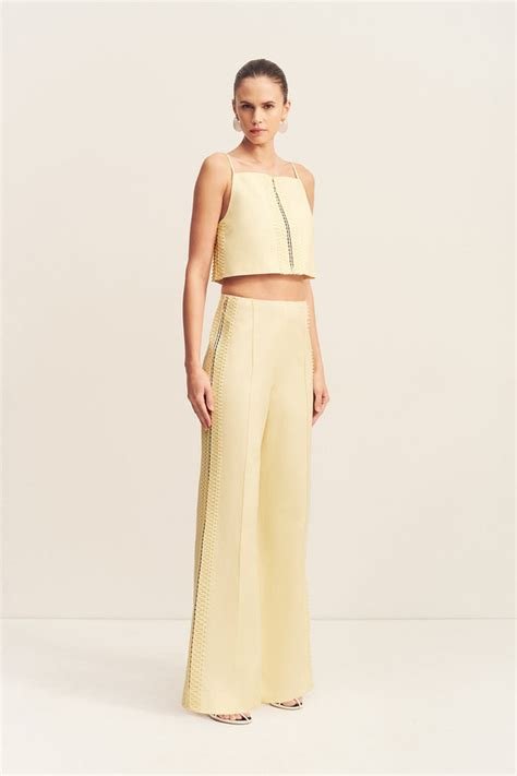 Wright Lace Pintuck Pant - MATTHÉ - Pant